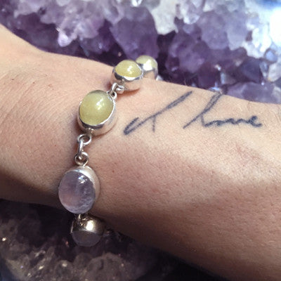 Custom Keepsake and Stone Bracelet - Blood/Breastmilk/Ashes