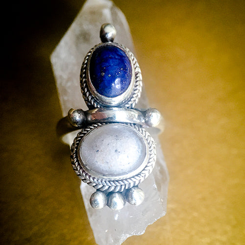 Custom Keepsake and Stone Ring - Blood/Breastmilk/Ashes "gem" with choice of 5 stones