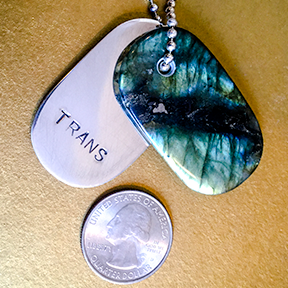 Talisman of Labradorite and Silver